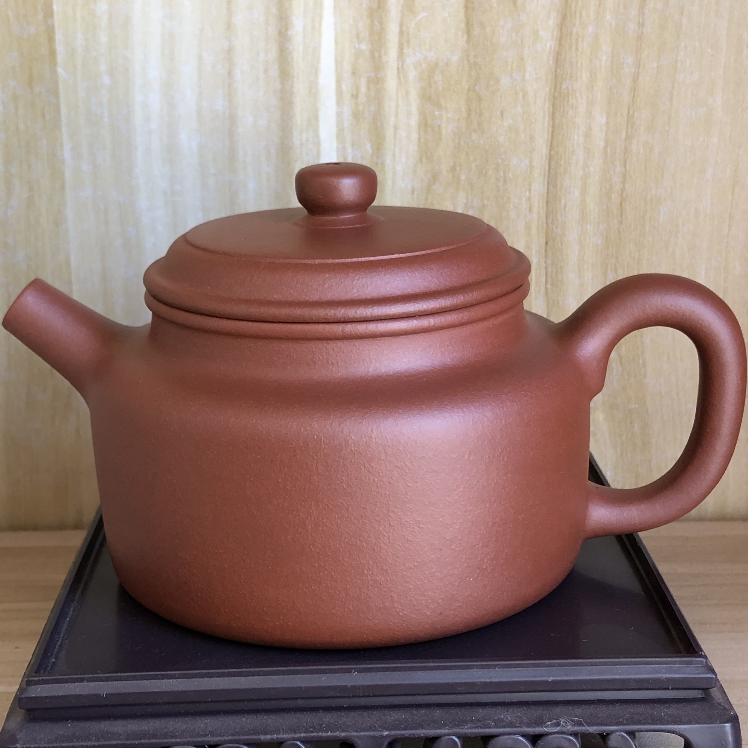 德钟壶手工360cc优质红清水泥红泥紫砂壶茶具泡茶壶紫砂茶壶正宗