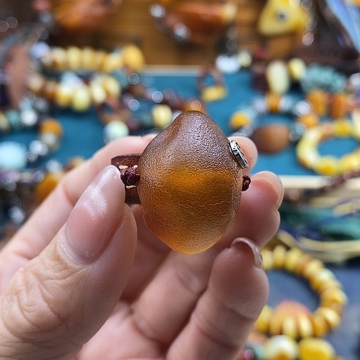 ꒰***꒱蜜蜡未镶嵌戒指戒指