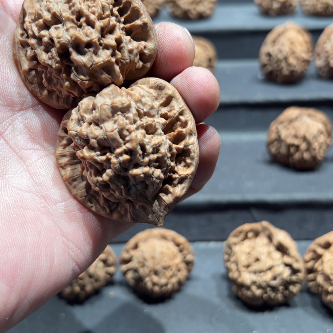 文玩核桃把件绽*官帽