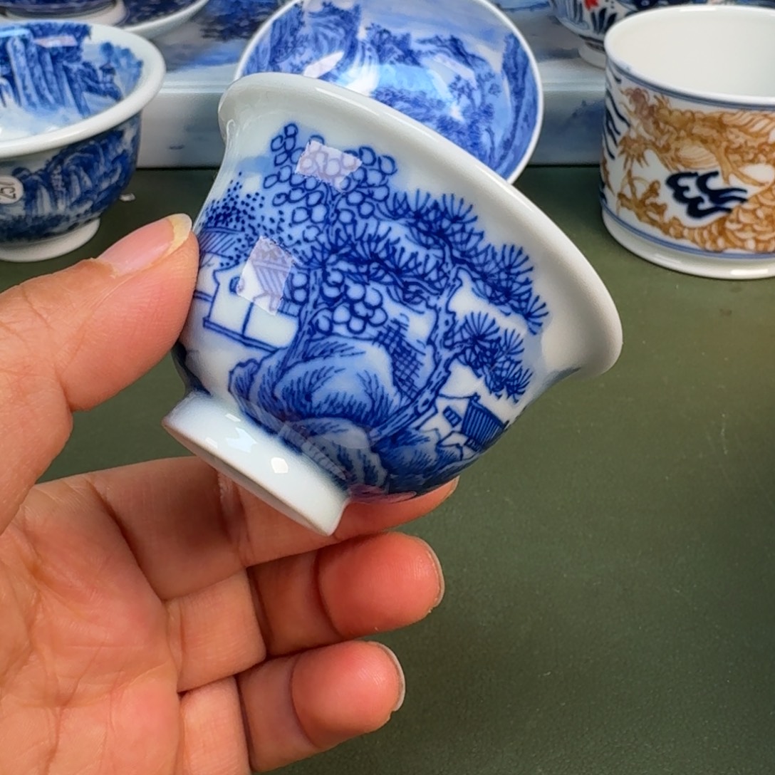 陶景德镇纯手绘茶具圆圆288