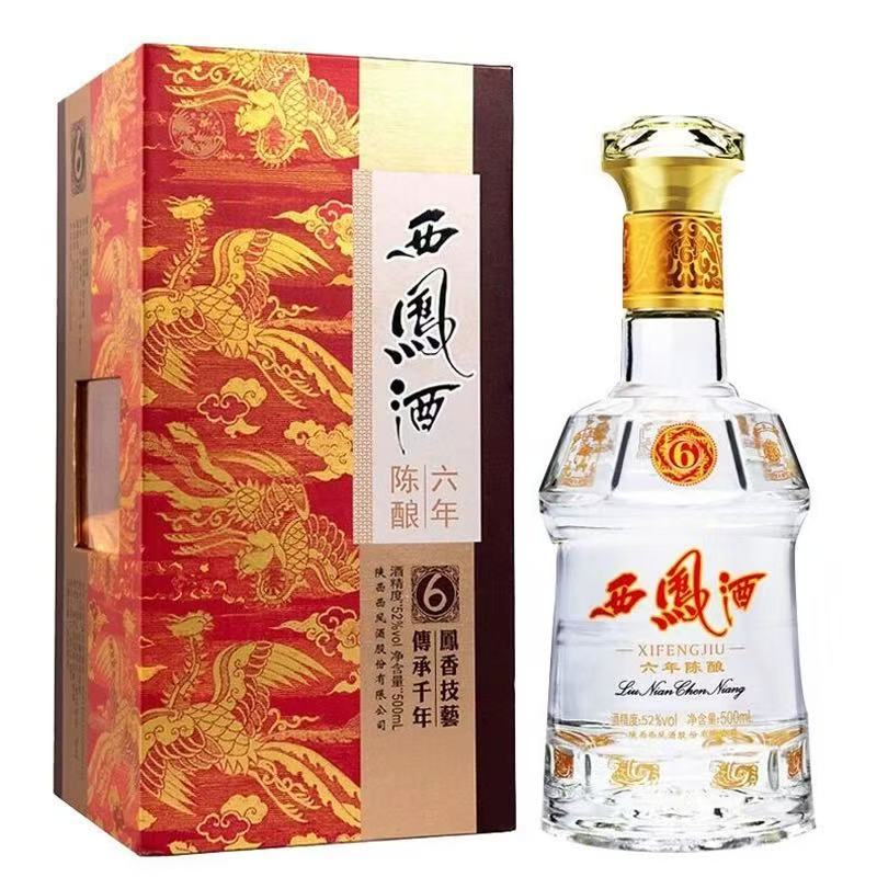 西凤六年陈酿 凤香型52度500ml