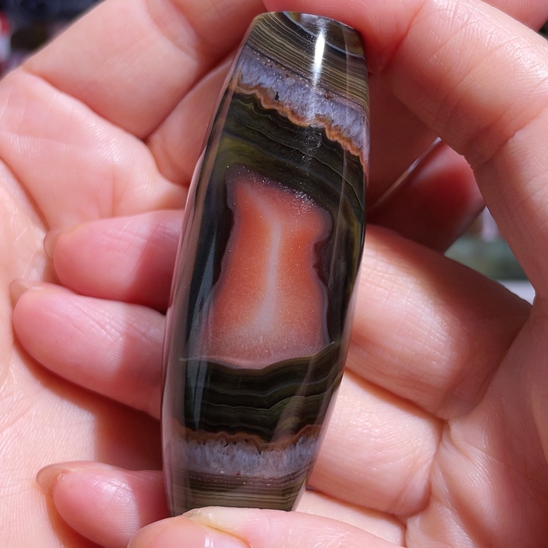 喜***康吊坠玛瑙未镶嵌玛瑙桶珠