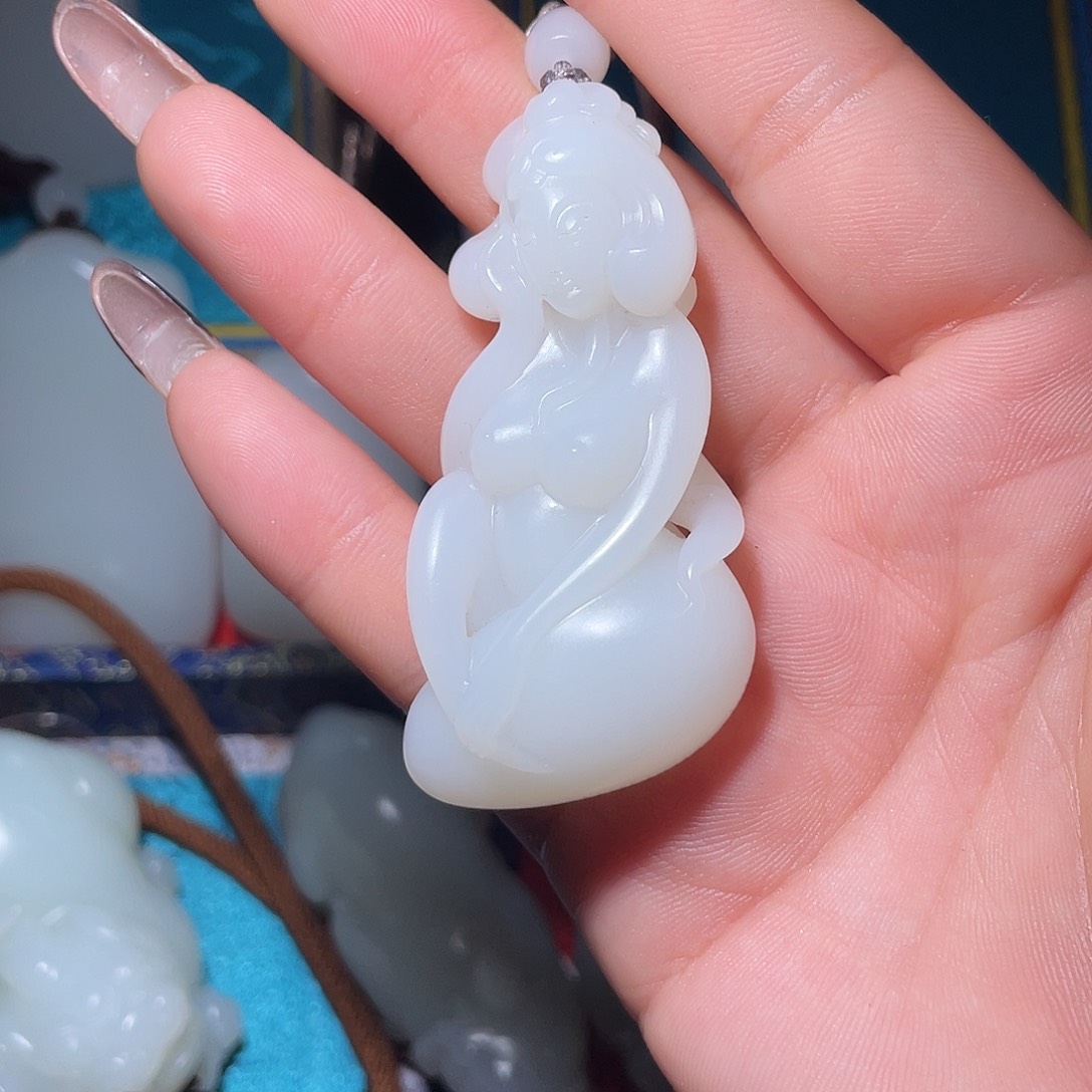 未镶嵌和田玉挂件老*