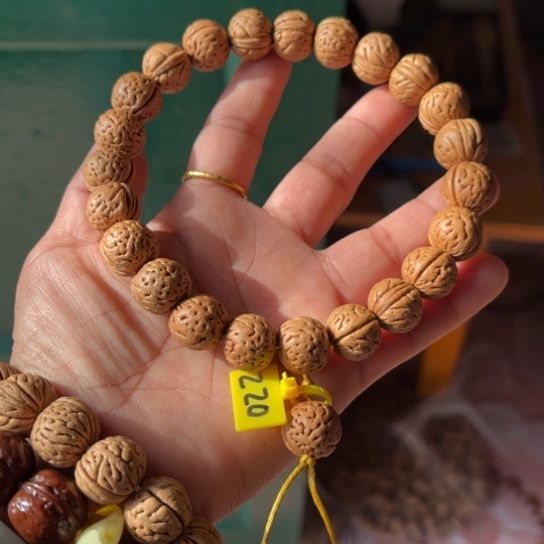 A***r木质野生桃核22颗