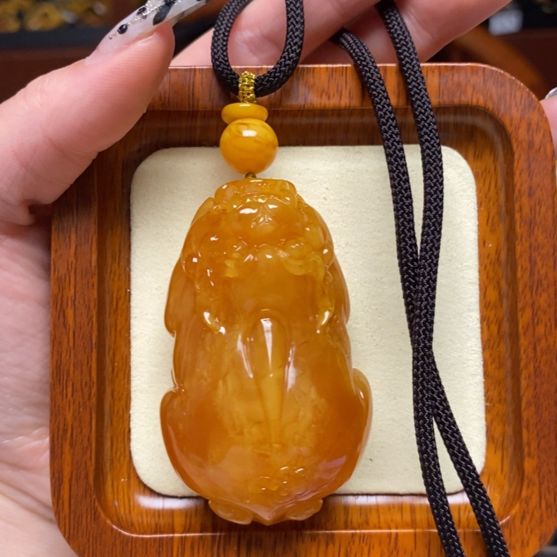 【闪购商品】蜜蜡颈饰未镶嵌项链