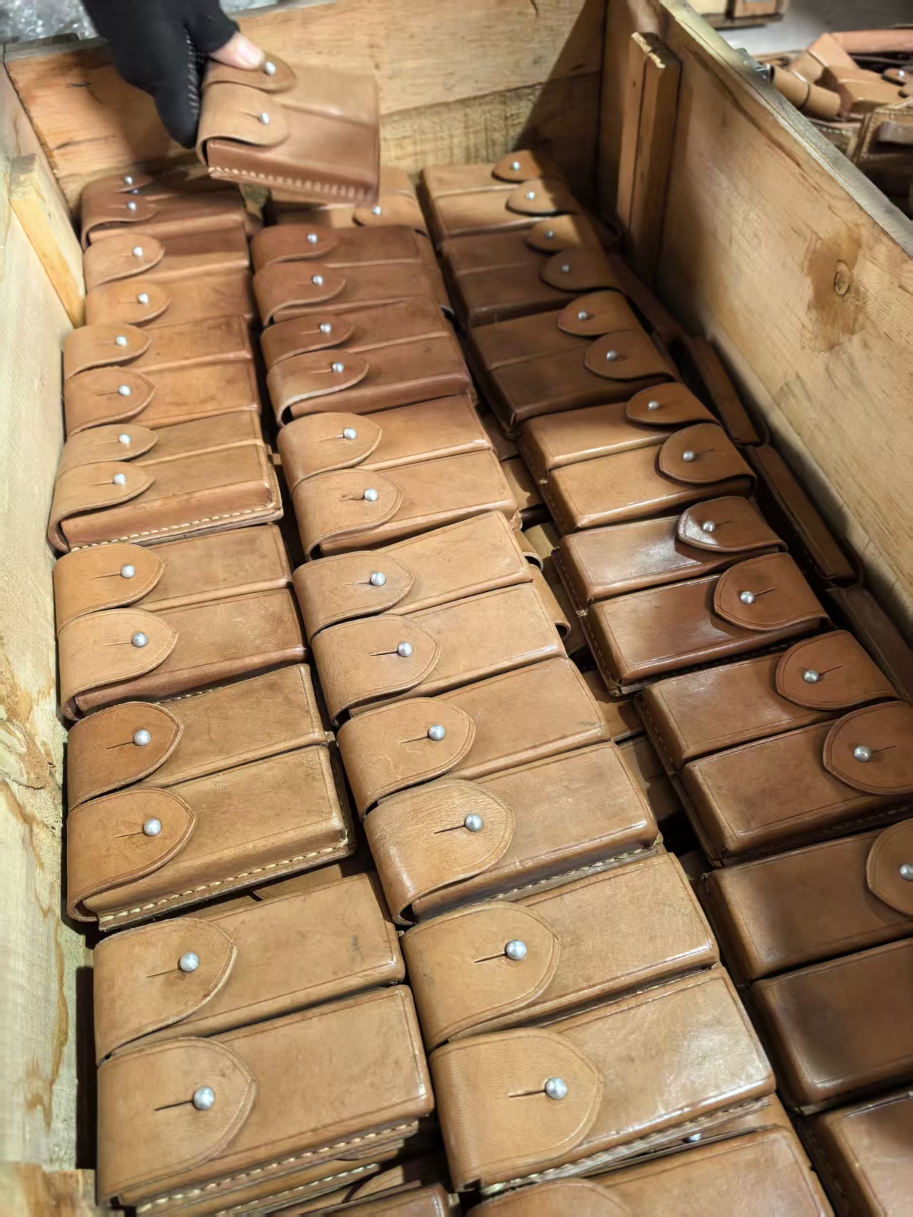 怀旧老货 54双包片 牛皮腰包