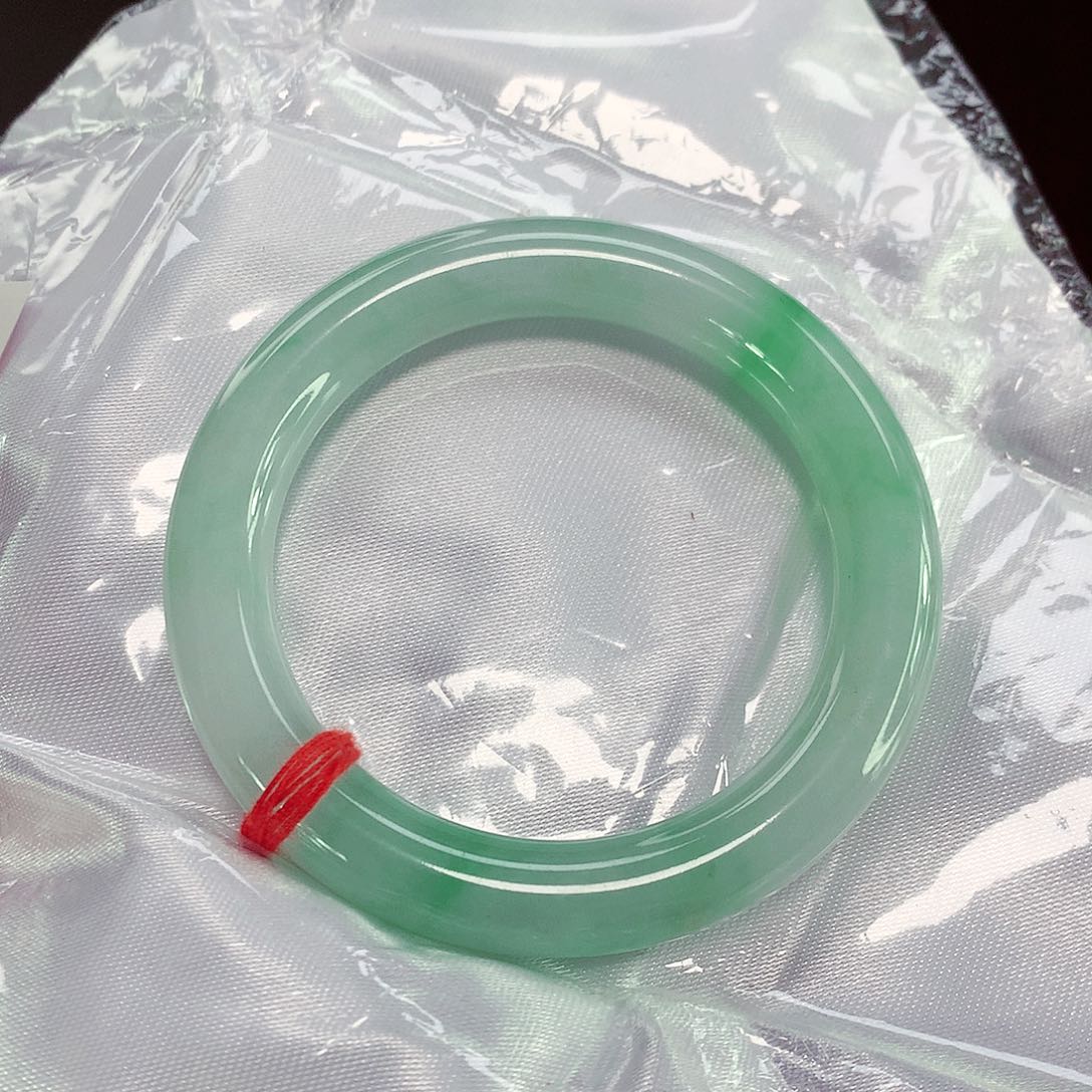 翡翠手镯未镶嵌101缅甸天然翡翠A货