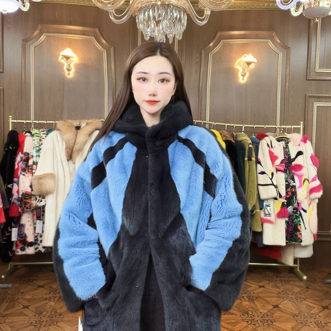 貂皮大衣时尚潮流