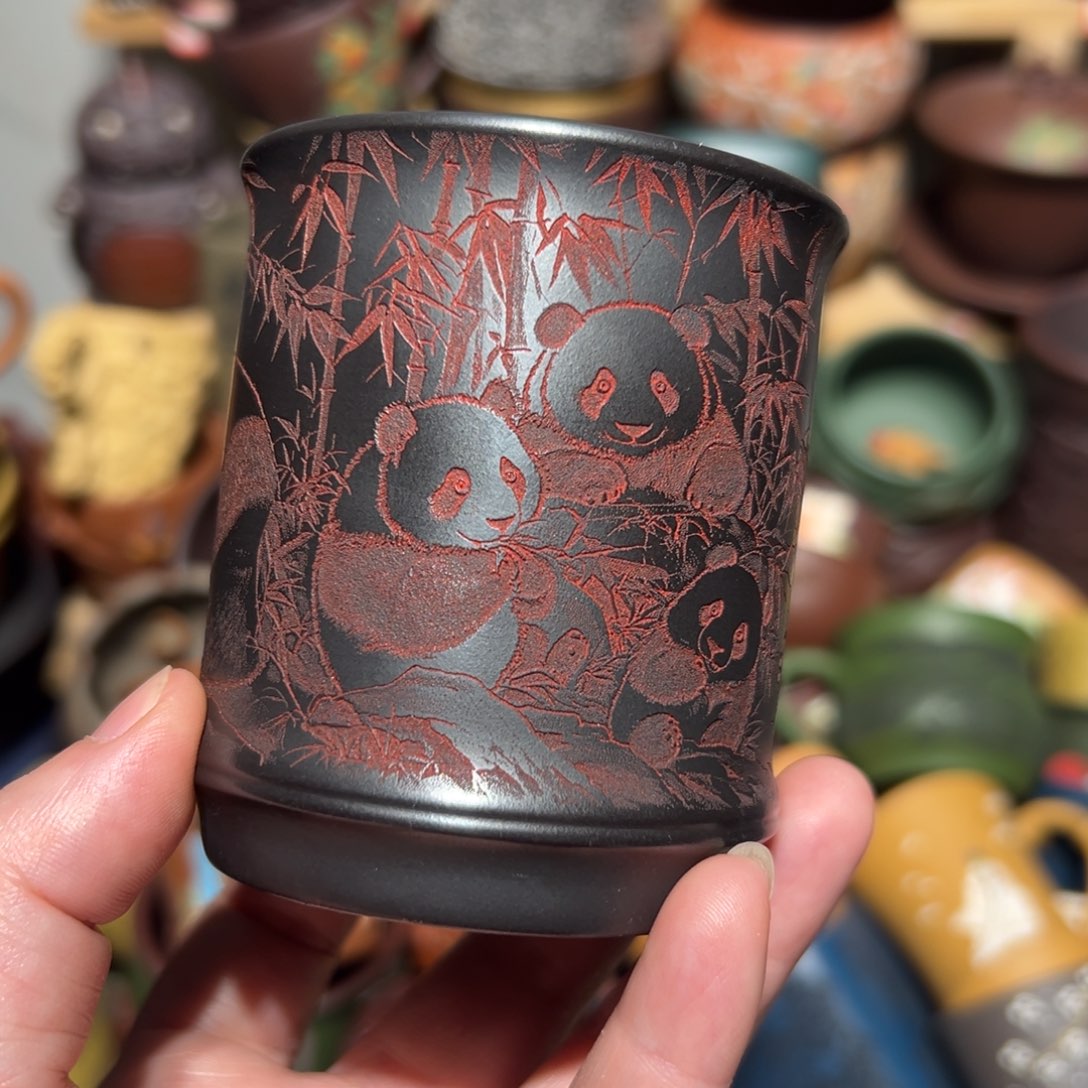 紫砂茶杯宜兴紫砂主人杯