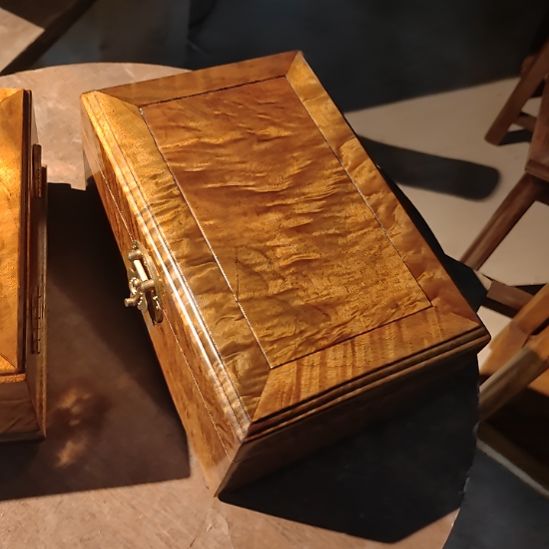 小叶桢楠金丝楠木盒子