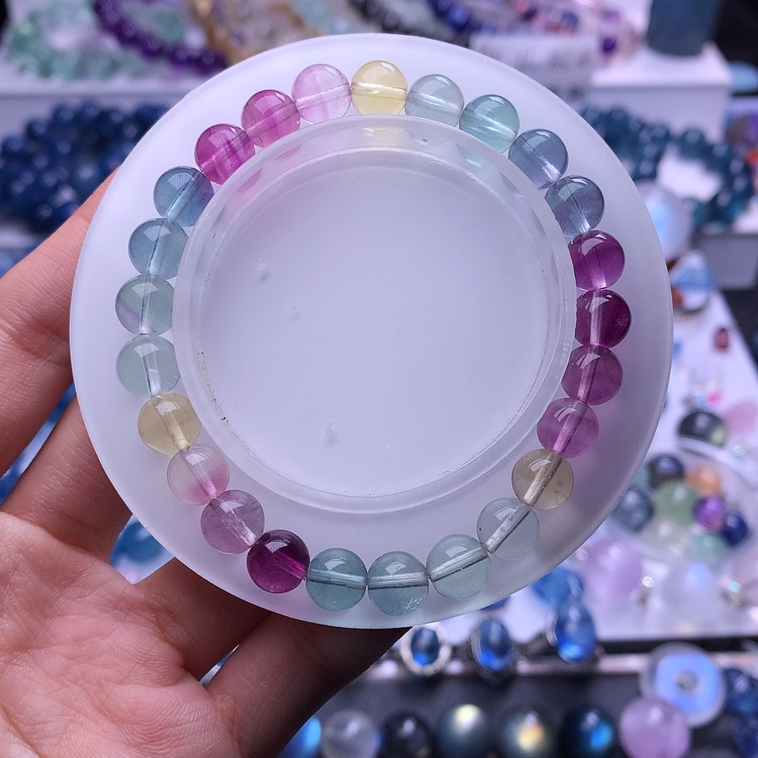 水晶手链未镶嵌多样性