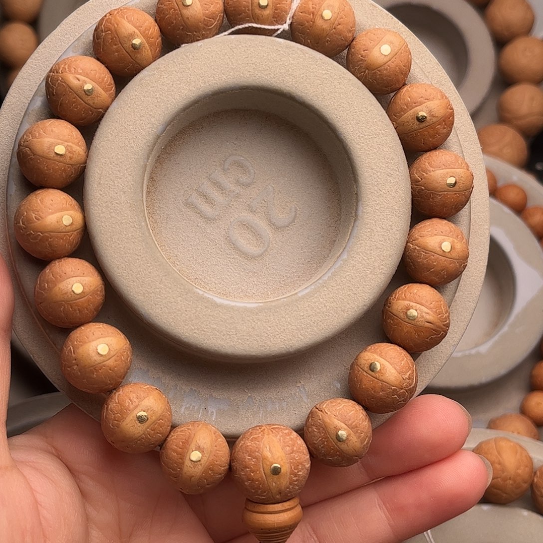 手串凤眼菩提13.5精品镶嵌款