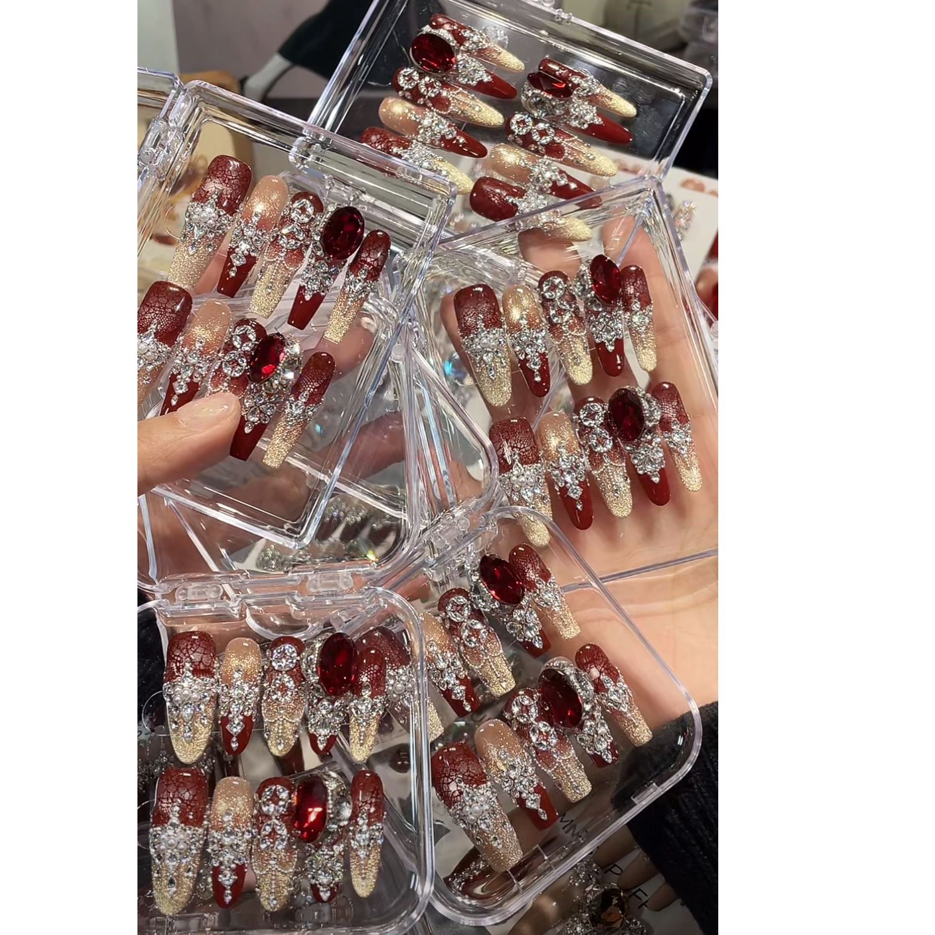 【施家华子/十里红妆】手工穿戴甲