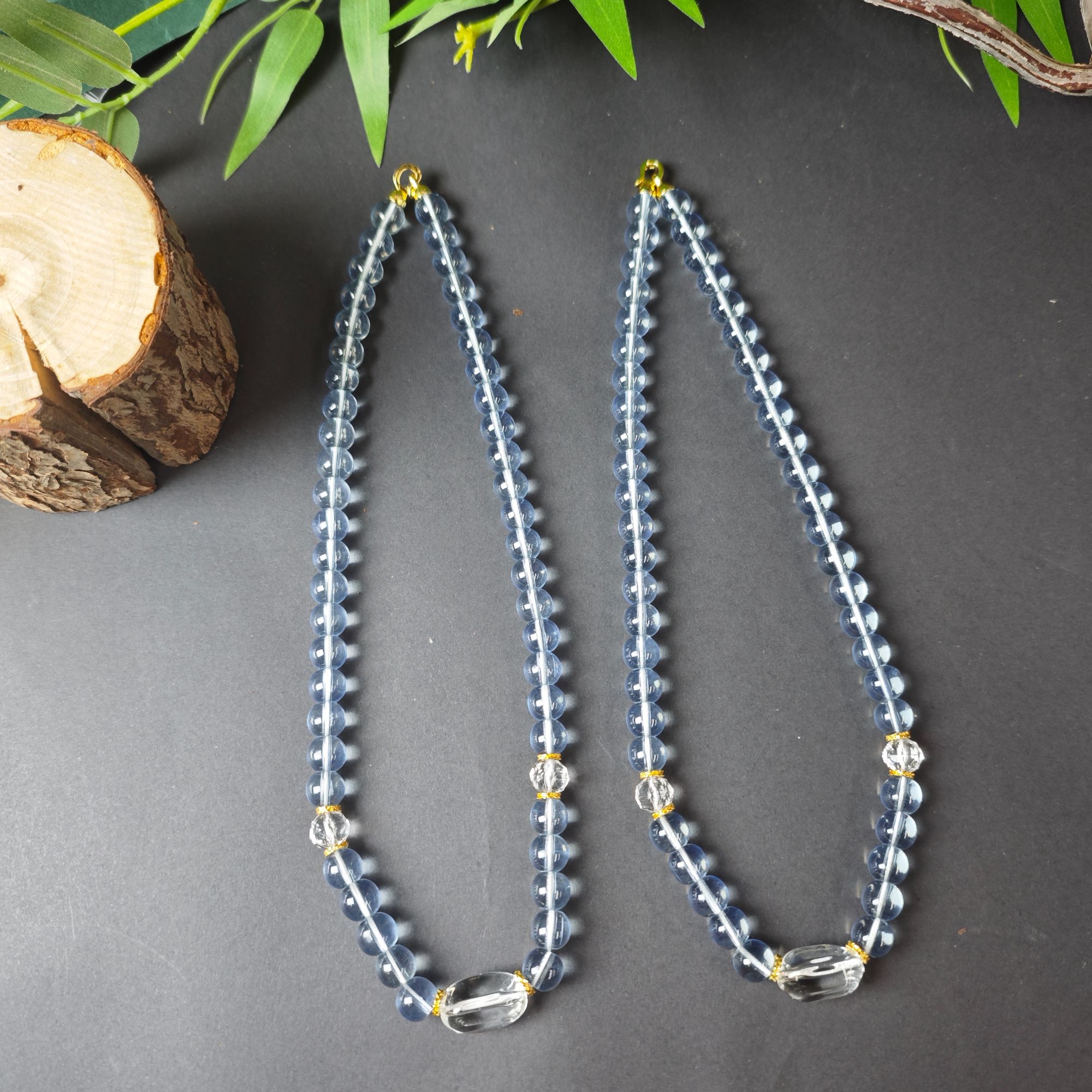 高定珠宝轻奢时尚款海蓝项链-多样性发其一-x532