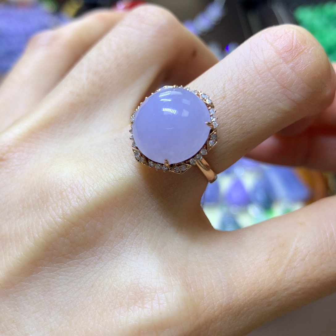 【闪购商品】翡翠颈饰18K金镶嵌翡翠