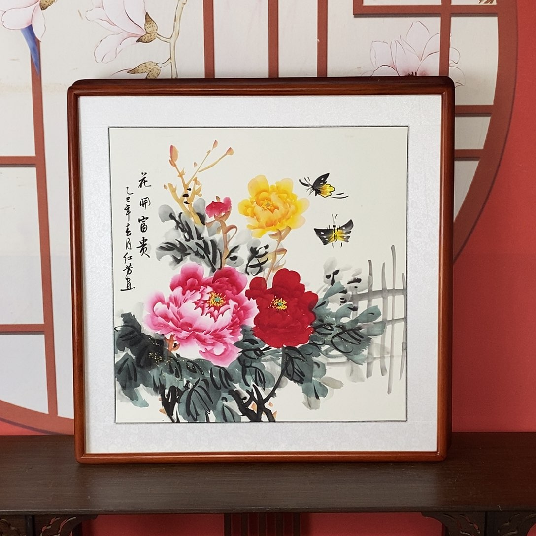 国画带框尺寸62✖️62厘米