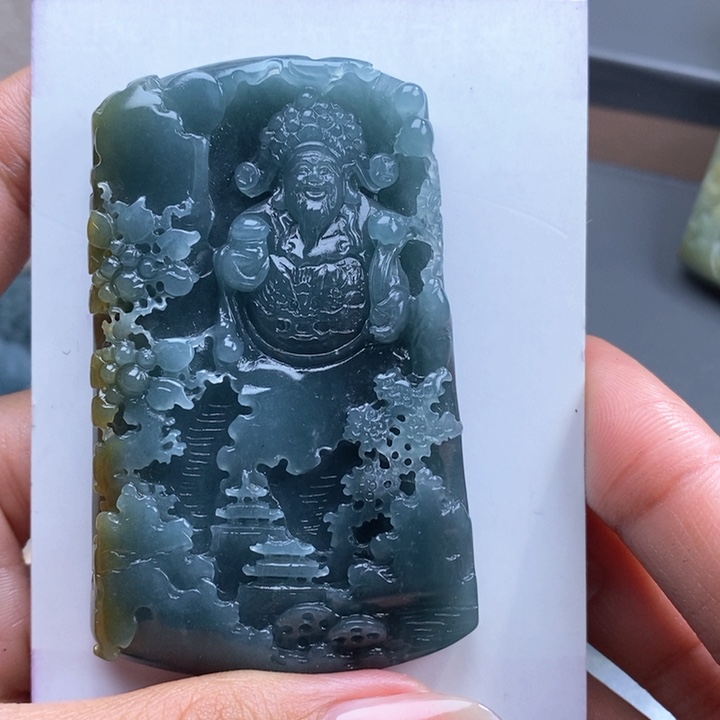 定制翡翠未镶嵌一*哥财神