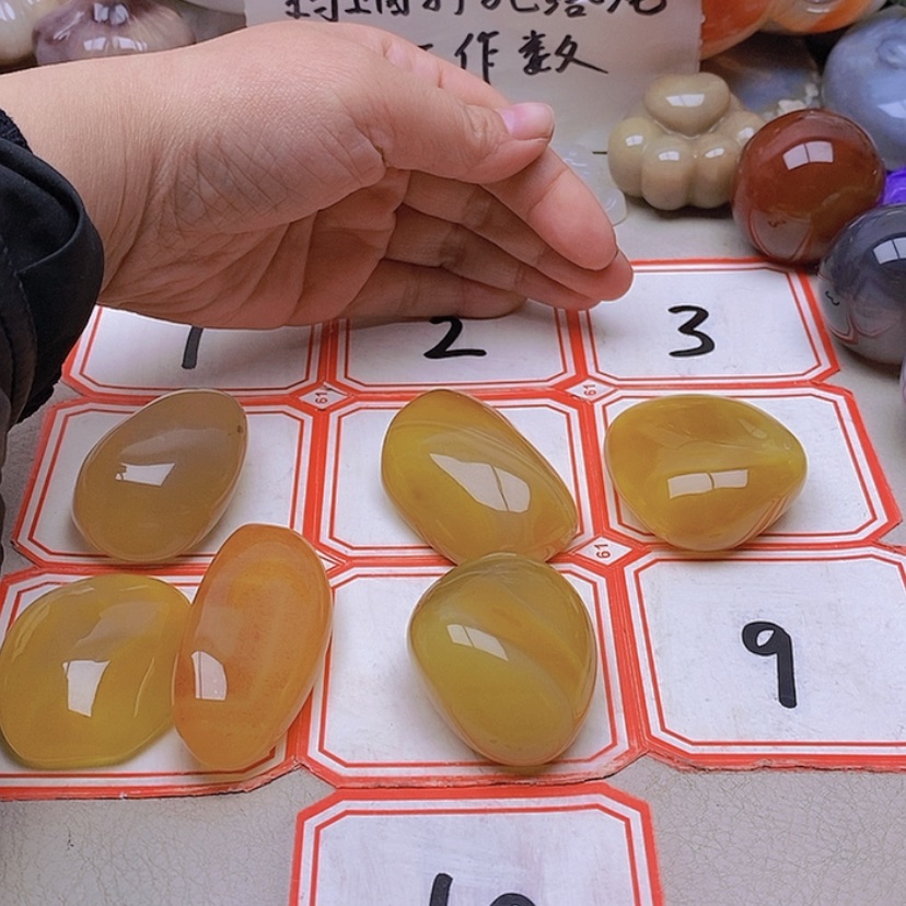 【闪购商品】未镶嵌玛瑙/玉髓珠宝半成品郭*华