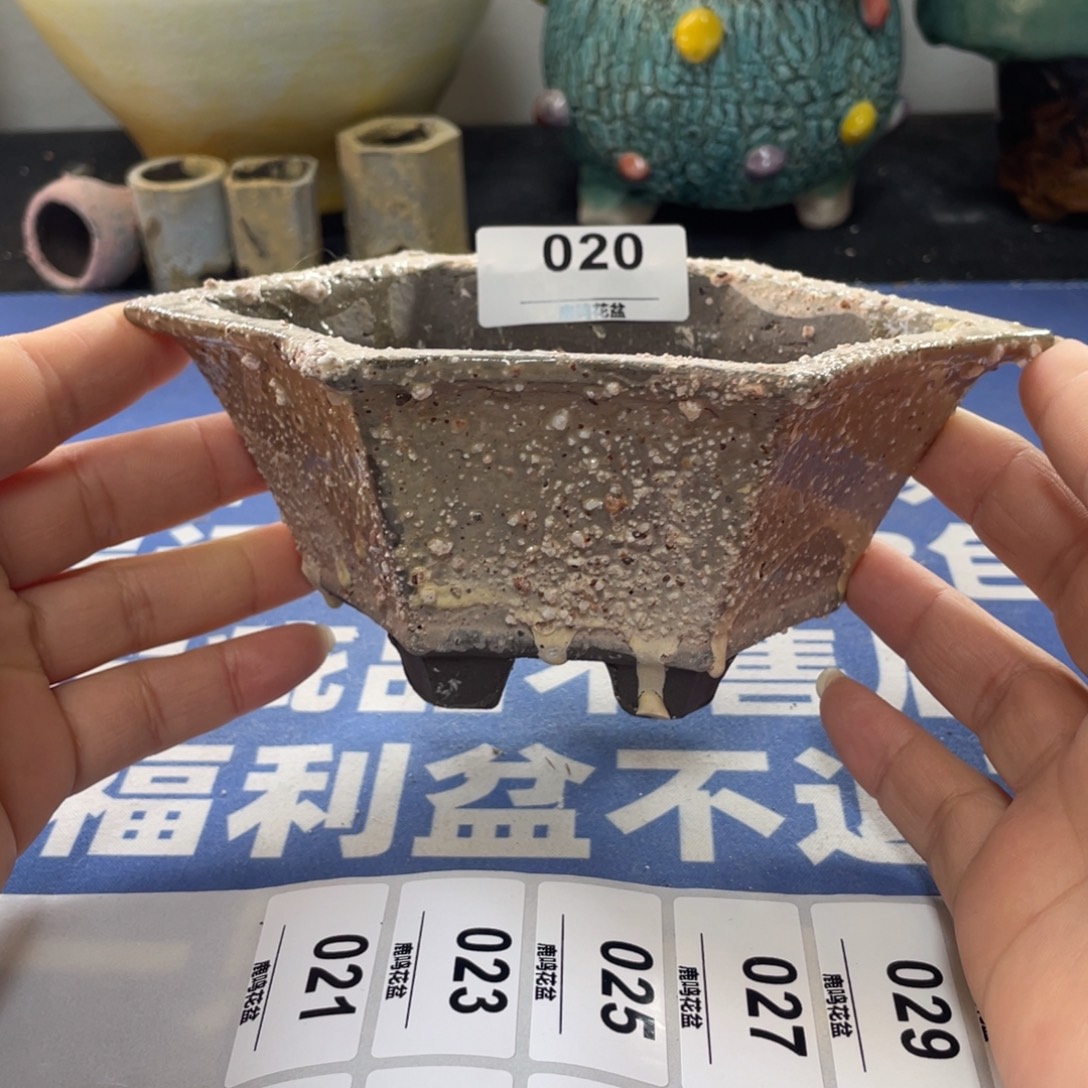 微瑕陶艺多肉花盆20