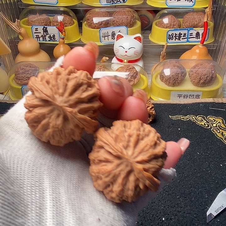 吊坠文玩核桃苹果圆文玩核桃把件