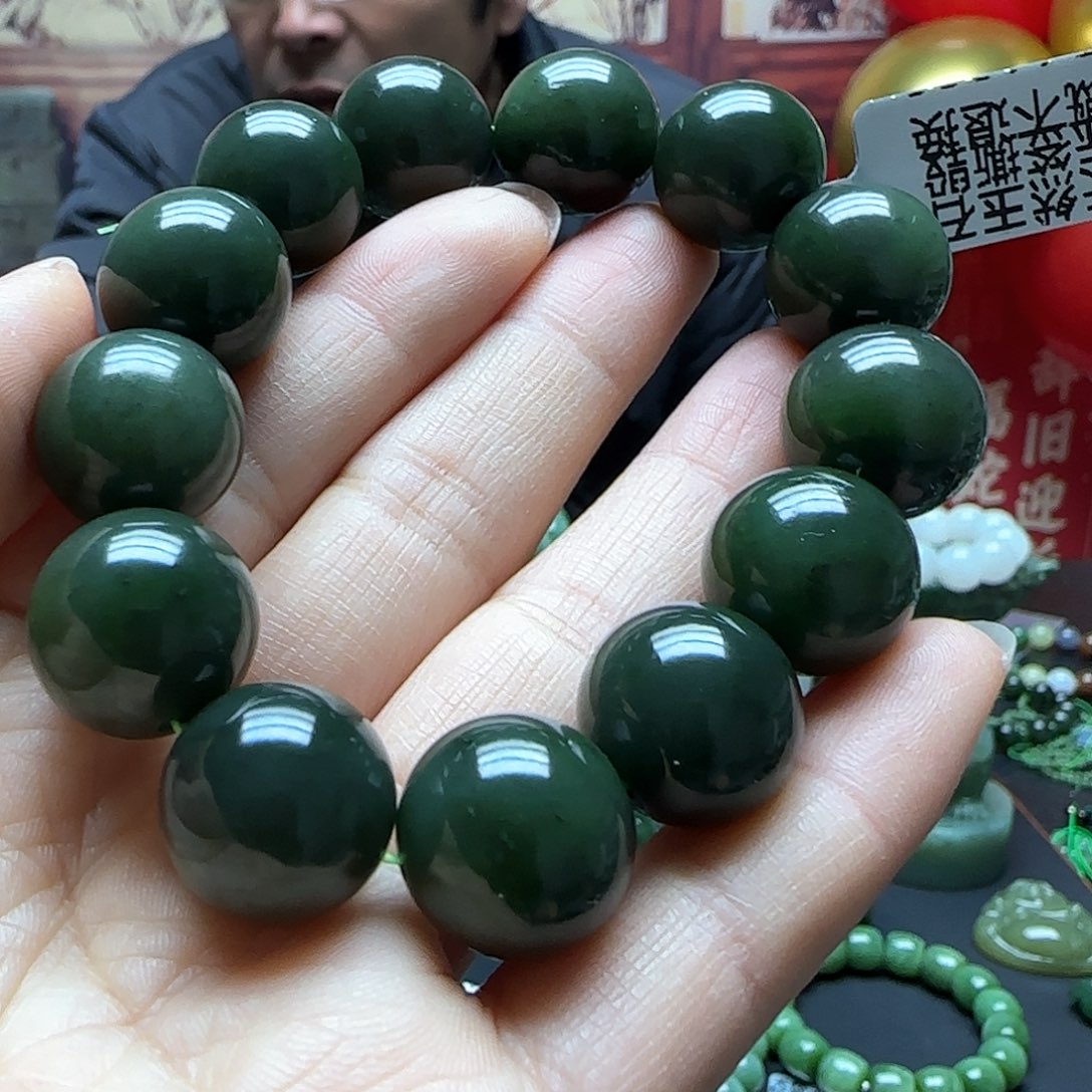 和田玉手串未镶嵌