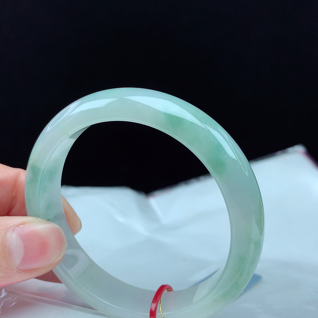 翡翠手镯未镶嵌喵*53圈0109