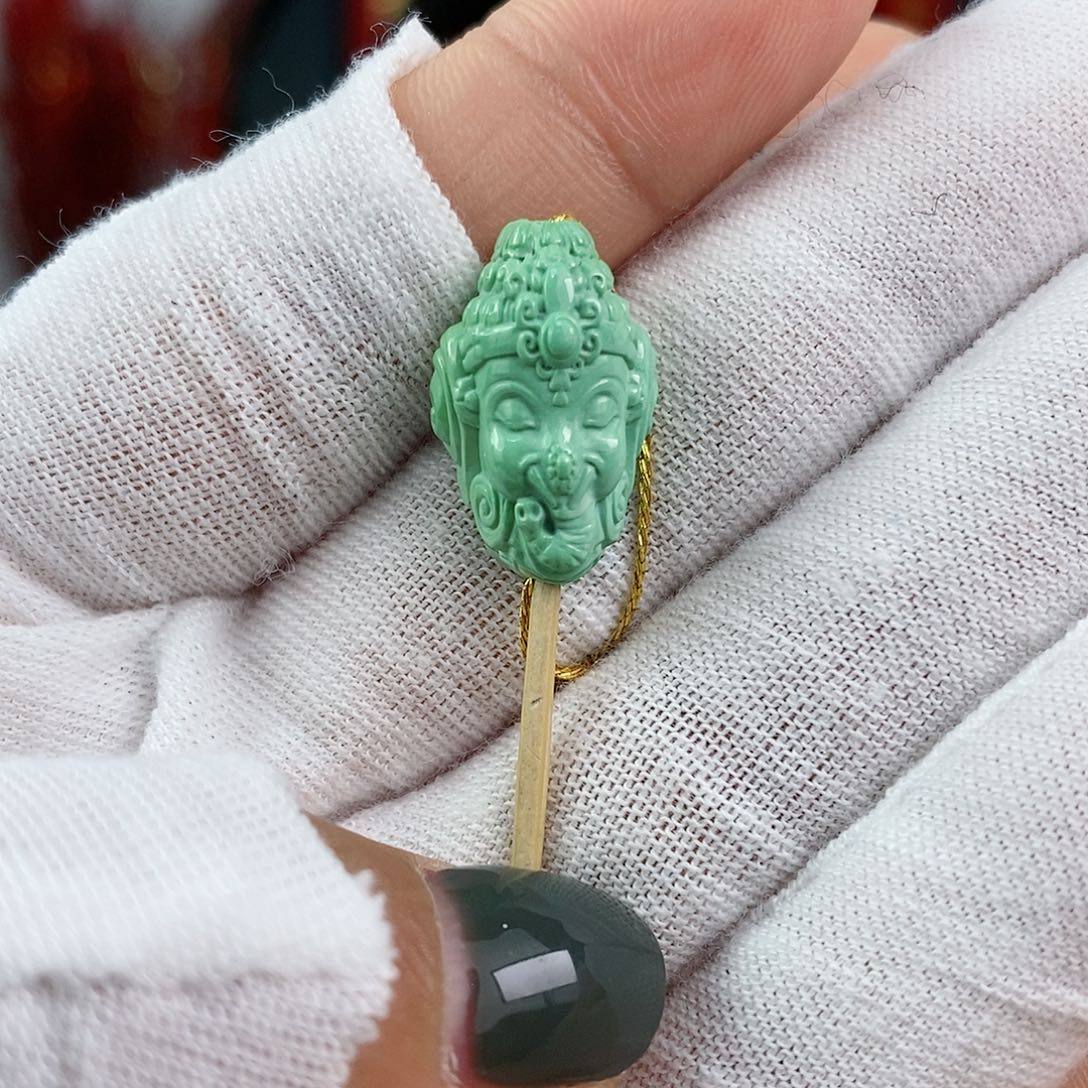 绿松石珠宝奇石未镶嵌