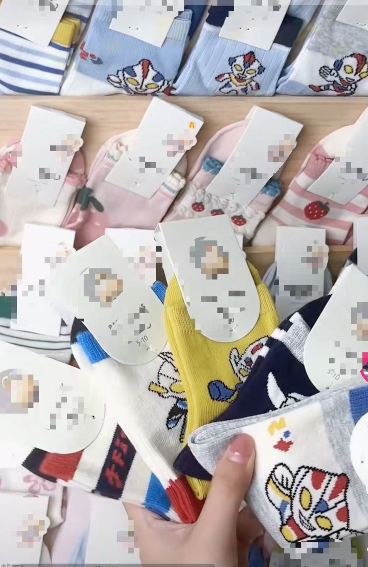 卡通儿童四季袜纯