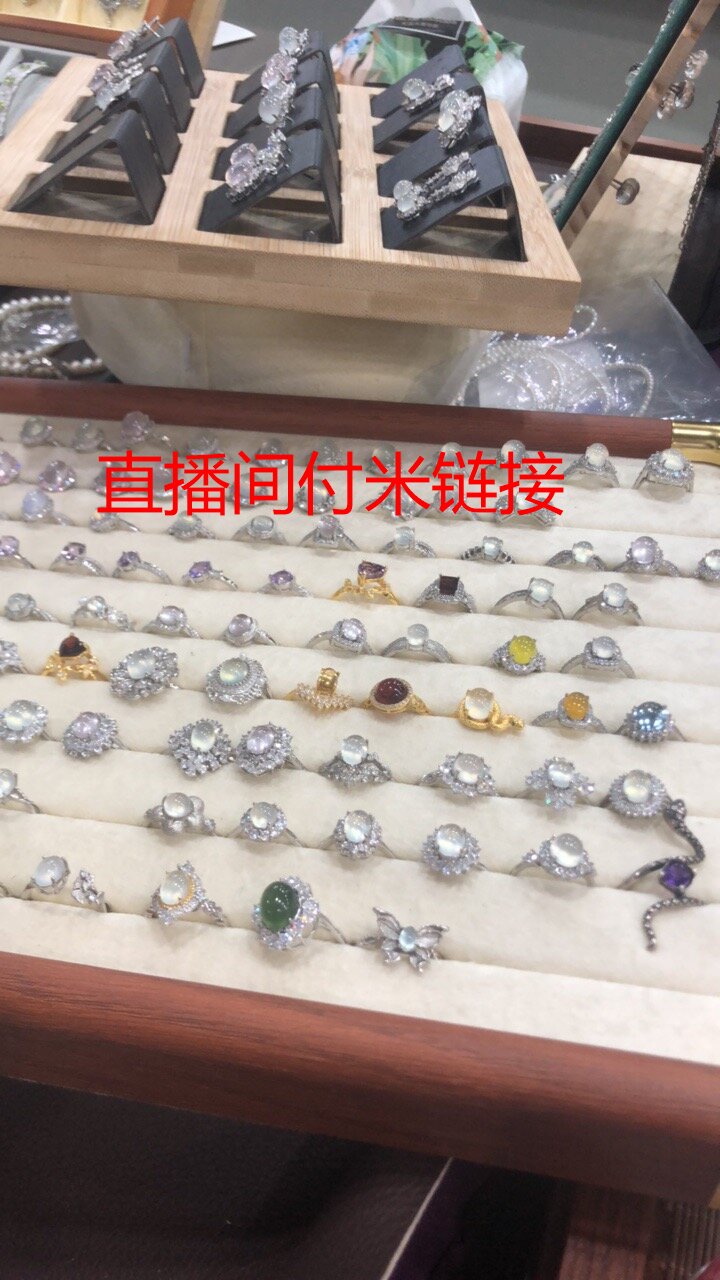s925银气质简约素款光面银戒工艺镶嵌时尚