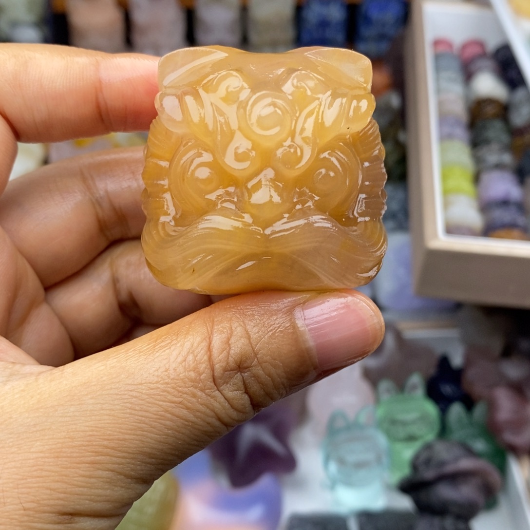 石材手把件 摆件 挂件6#