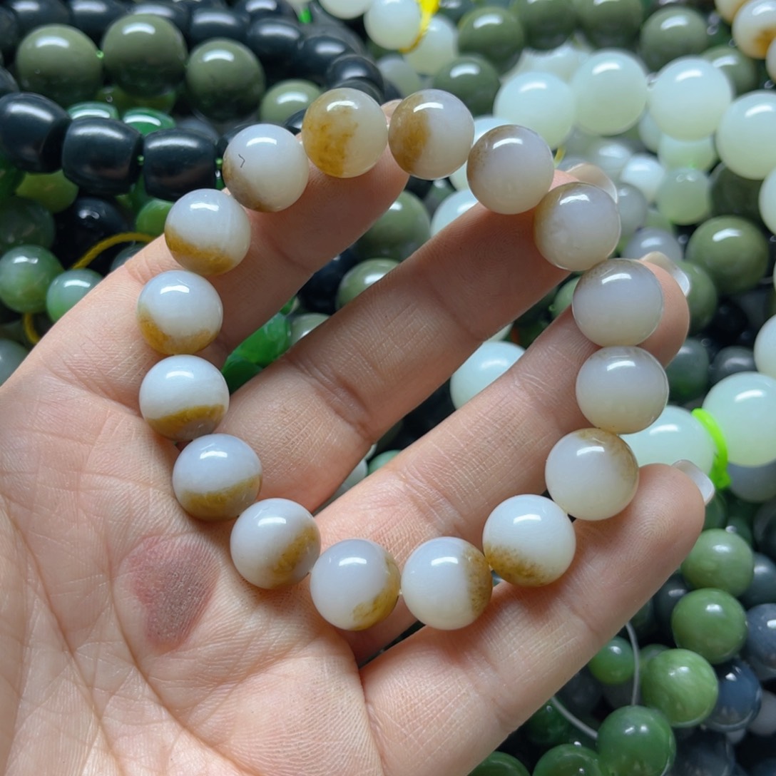 和田玉手链未镶嵌