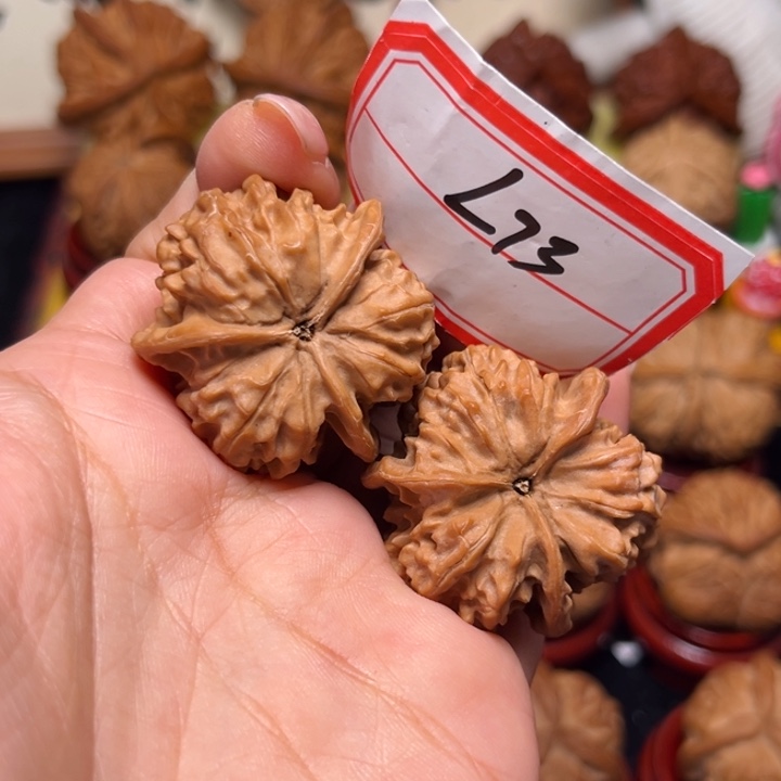 文玩核桃吊坠35全品小众珊瑚纹正奔73