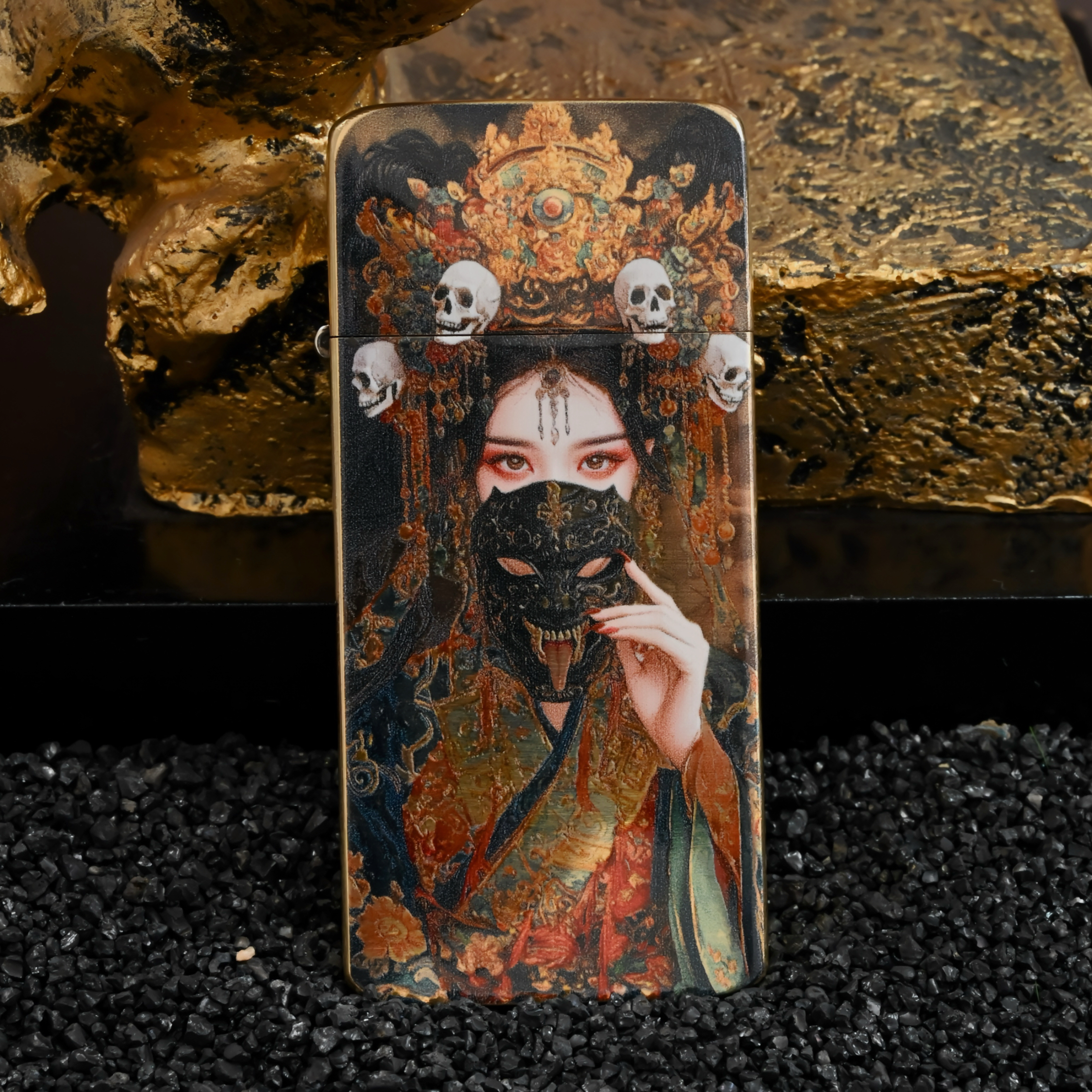 ZORRO佐罗黄铜扎基拉姆超薄二代新工艺煤油打火机