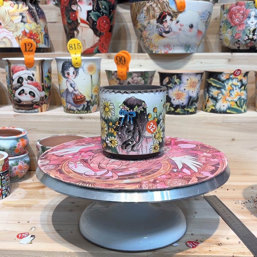 紫砂花盆手工花盆默认微瑕9/11