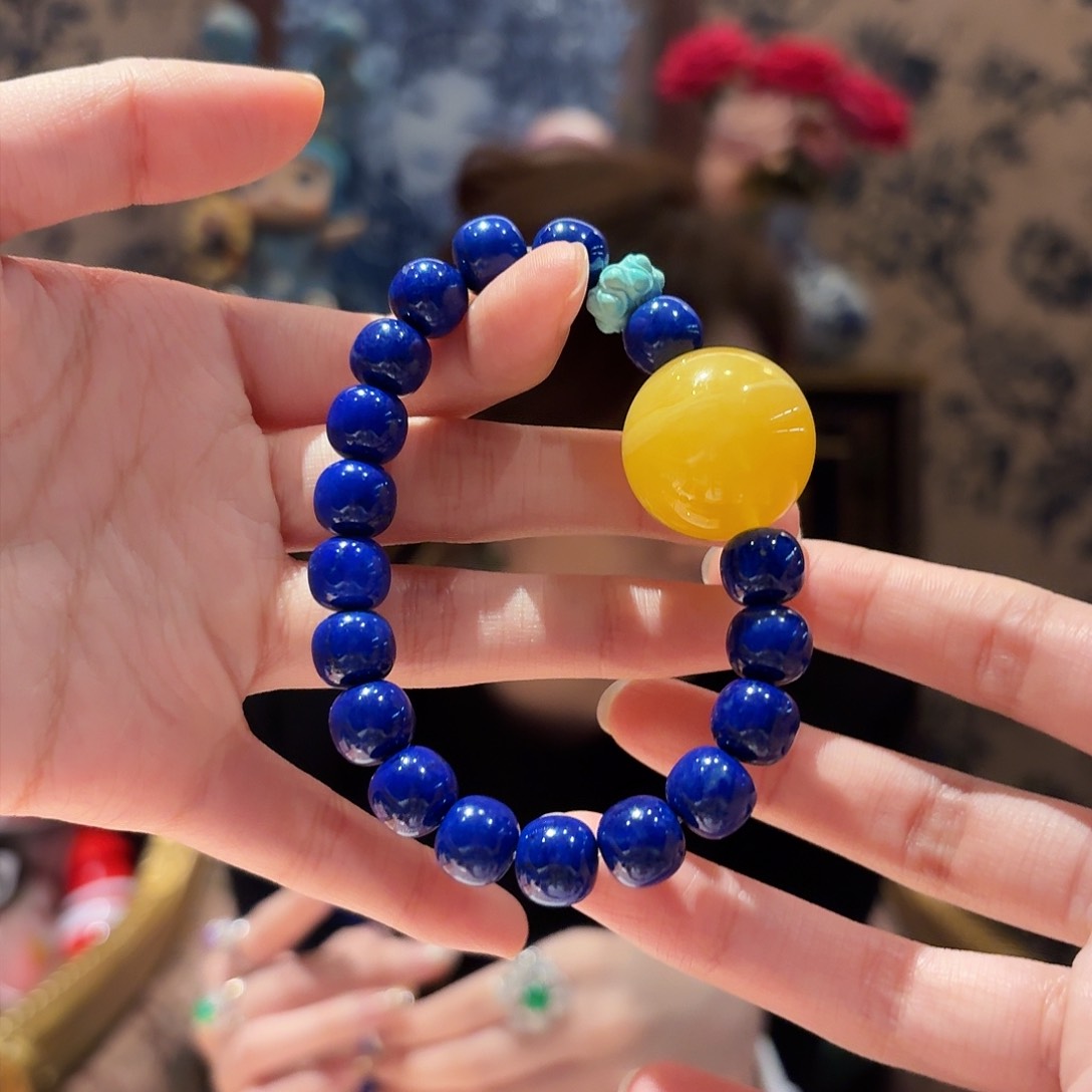 青金石手串未镶嵌