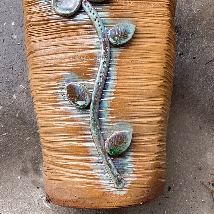 紫砂花盆高约31口21手工