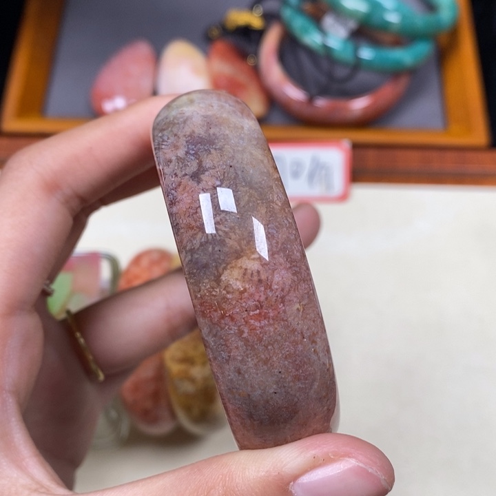 硅化珊瑚（珊瑚玉）手镯未镶嵌抓****手