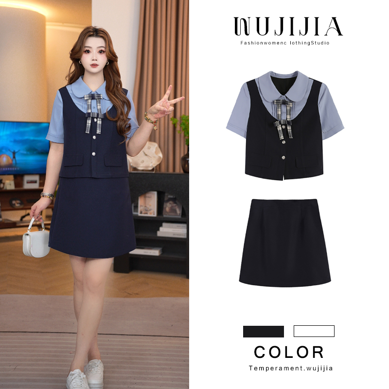 藏青色套装ZL107780