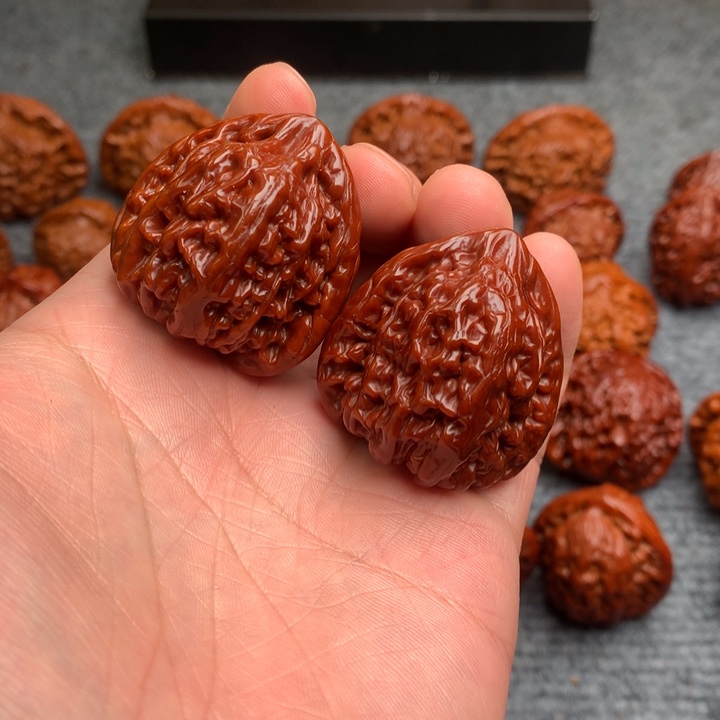 文玩核桃把件欢10虎头王38