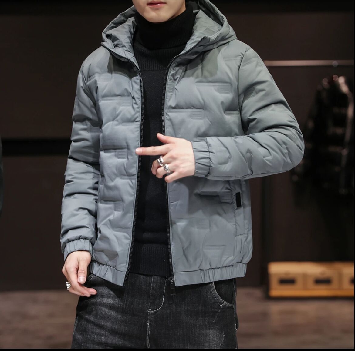 2047男款极寒加厚棉服外套