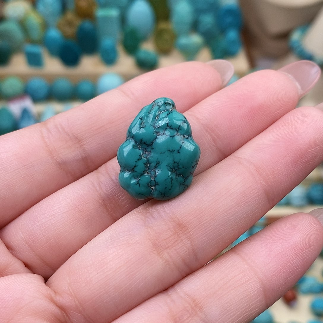 绿松石珠宝奇石未镶嵌