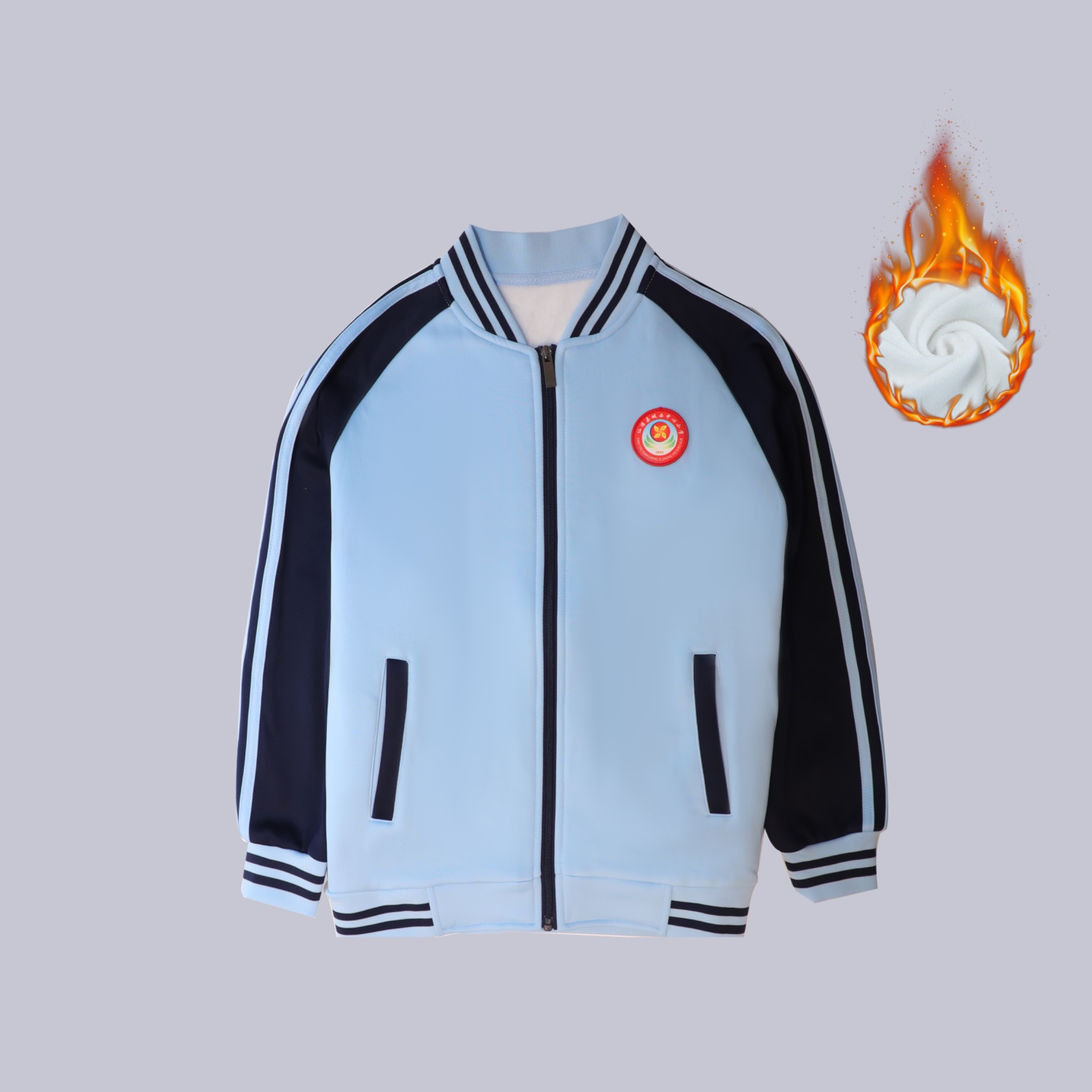 仙游城西中心小学同款冬季加绒防风防寒运动校服定制各学校校服