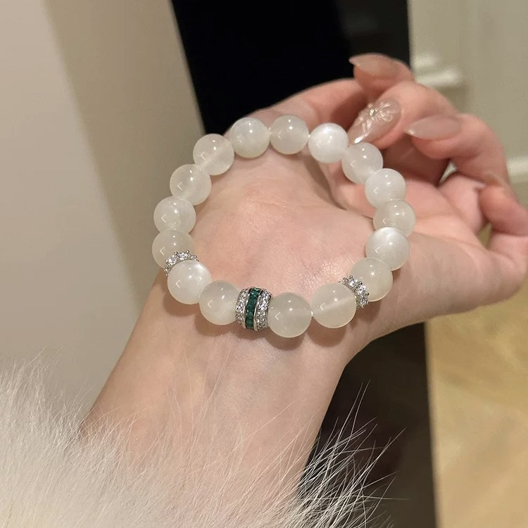 新中式设计天然水晶手串1009
