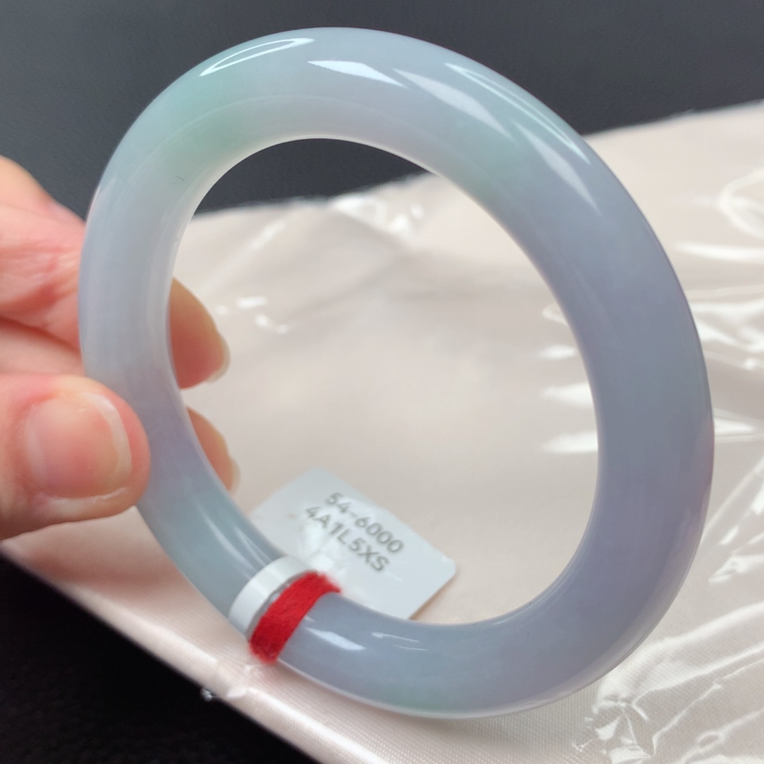 【闪购商品】翡翠手镯未镶嵌35号圆条xs54