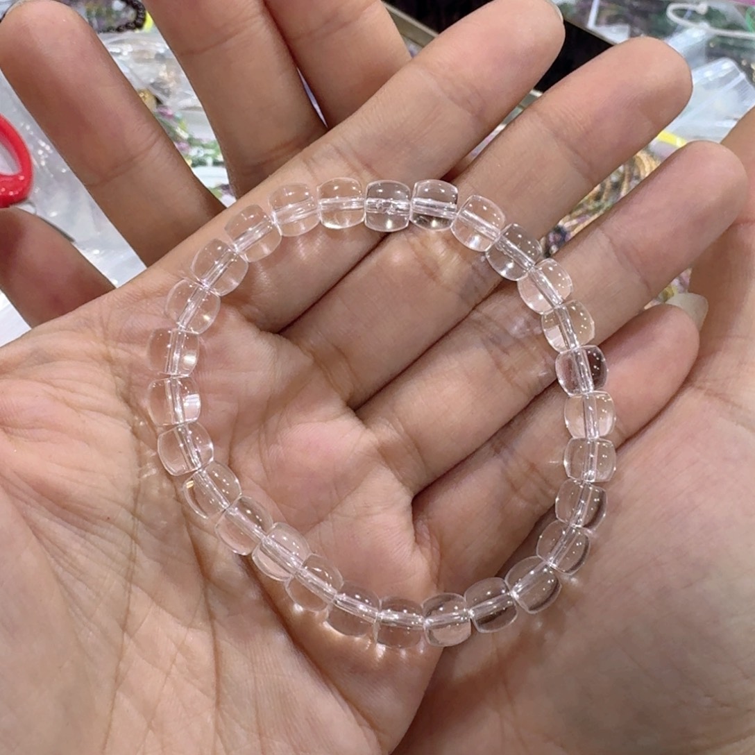 水晶未镶嵌手串白水晶