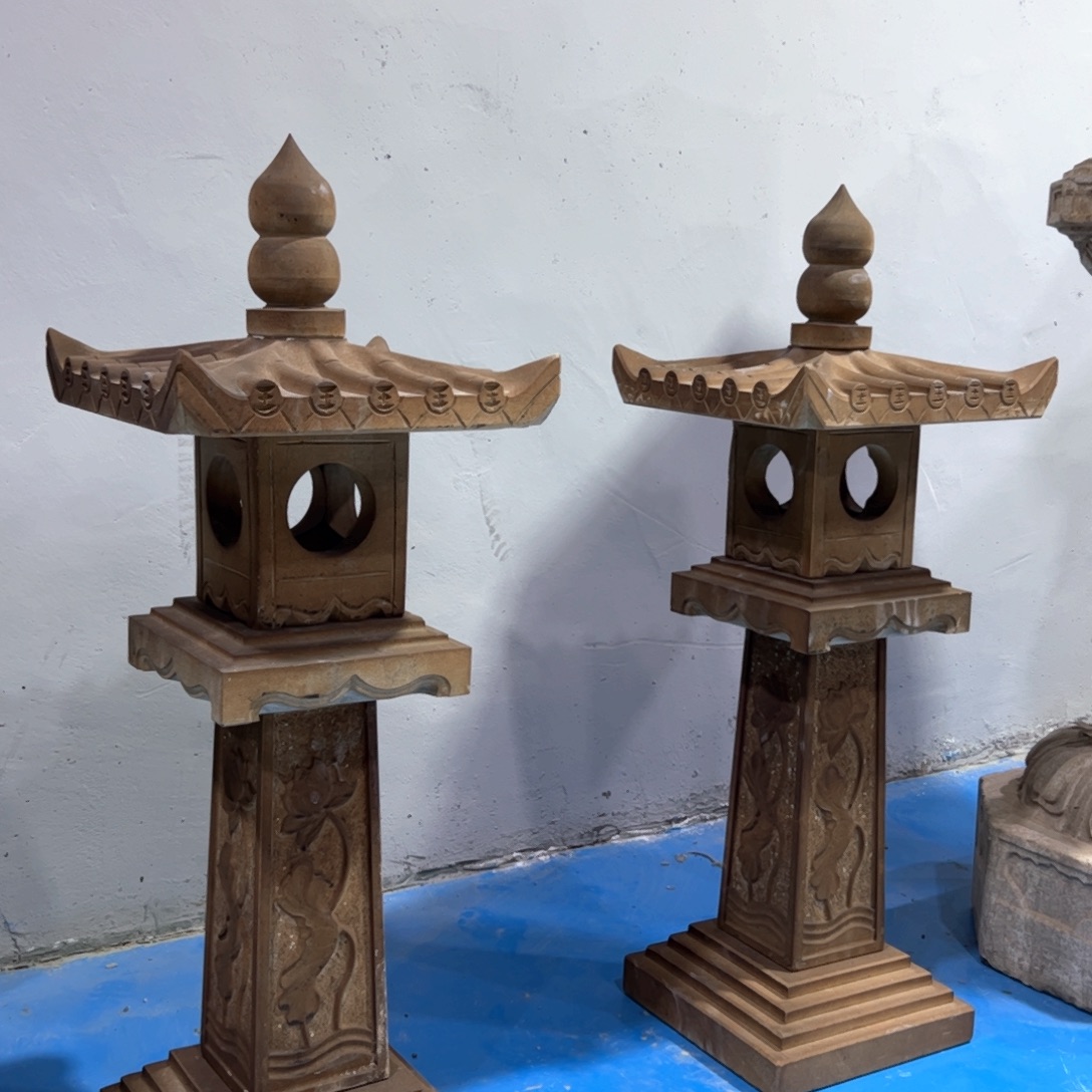 石灯黑青石不包邮