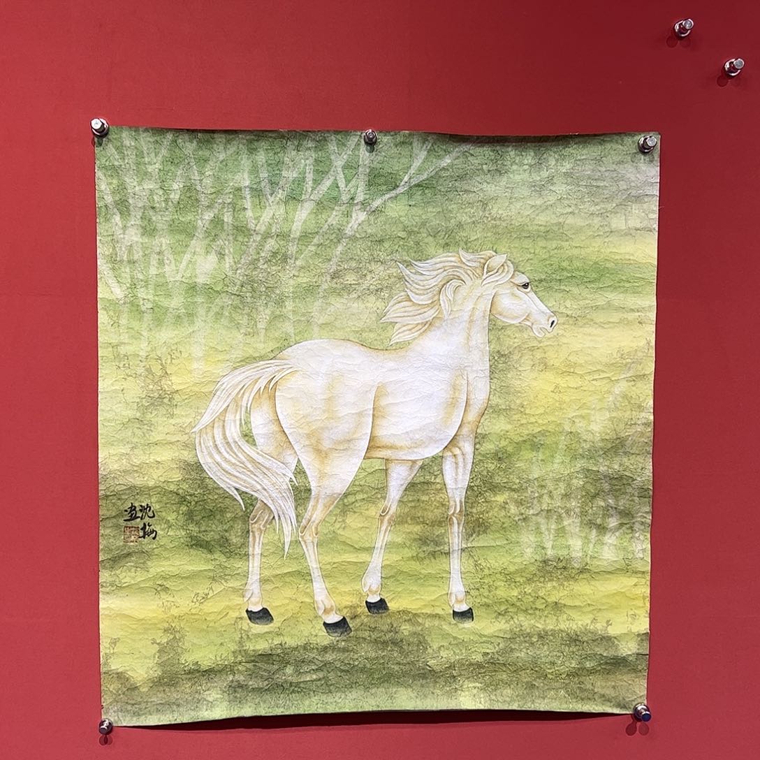 国画沈梅画家作品