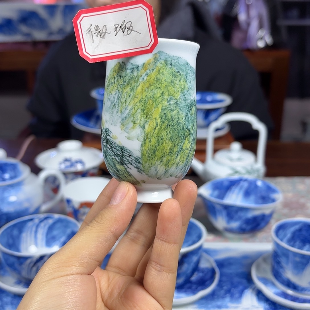 国一王老师手绘山水