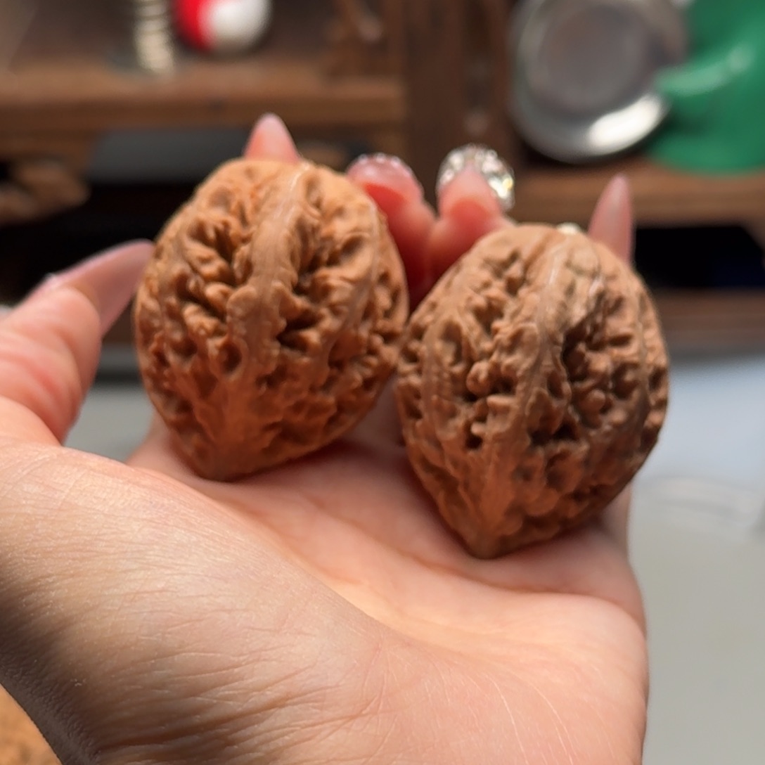 文玩核桃把件关东木子楸百核117色差