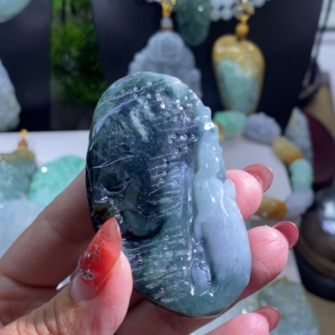 【闪购商品】颈饰未镶嵌翡翠观音